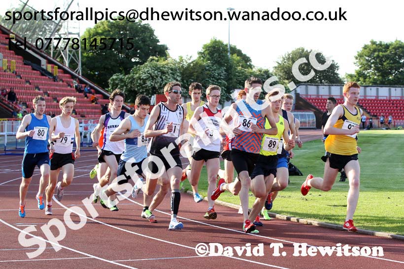 Start of the Stan Long Mile, North East Grand Prix, Gateshead International Stadium. Photo: David T. Hewitson/Sports for All Pics